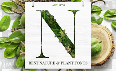 Nature And Plant Fonts