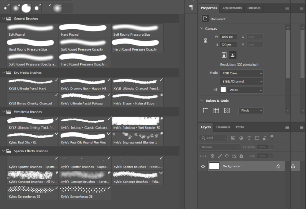 How To Organise Brushes In Photoshop